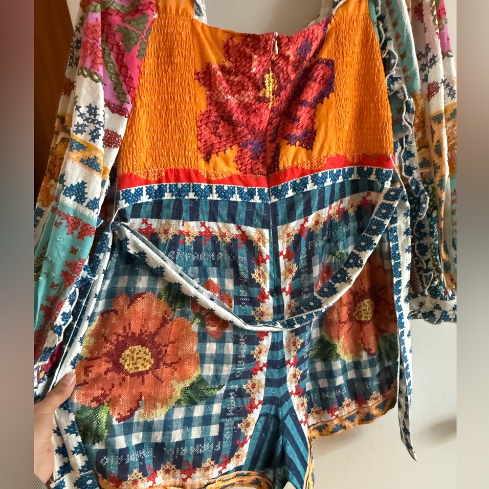 Farm Rio Summer Stitches Romper - Picture 10 of 15